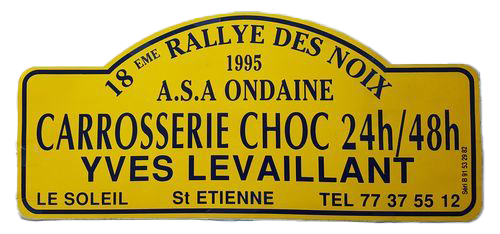 1995-Plaque-Rallye des noix de firminy