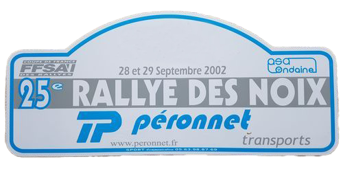 2002-Plaque-Rallye des noix de firminy