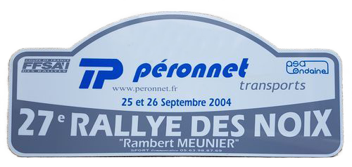 2004-Plaque-Rallye des noix de firminy