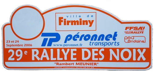 2006-Plaque-Rallye des noix de firminy