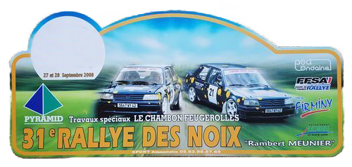 2008-Plaque-Rallye des noix de firminy