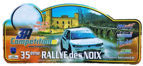 2012-Plaque-Rallye des noix de firminy