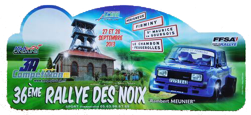 2013-Plaque-Rallye des noix de firminy